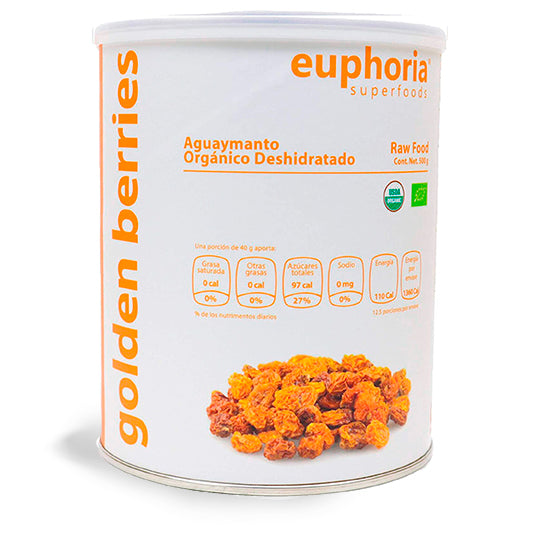 Golden Berries Orgánico, Euphoria Superfoods 500 g