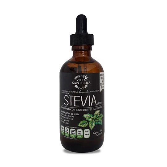 Stevia Líquida Natural, Villa Santerra 120 ml