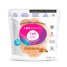 Cargar imagen en el visor de la galería, Obleas Sabor Café de Olla de Amaranto, I am (aranth) 40 g
