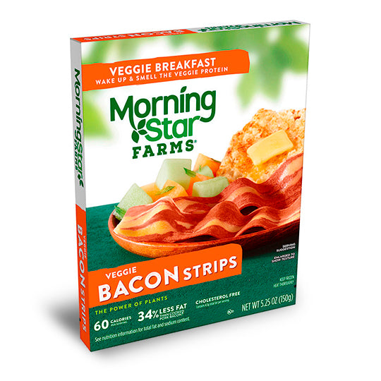 Veggie Bacon Strips, MorningStar Farms 150 g