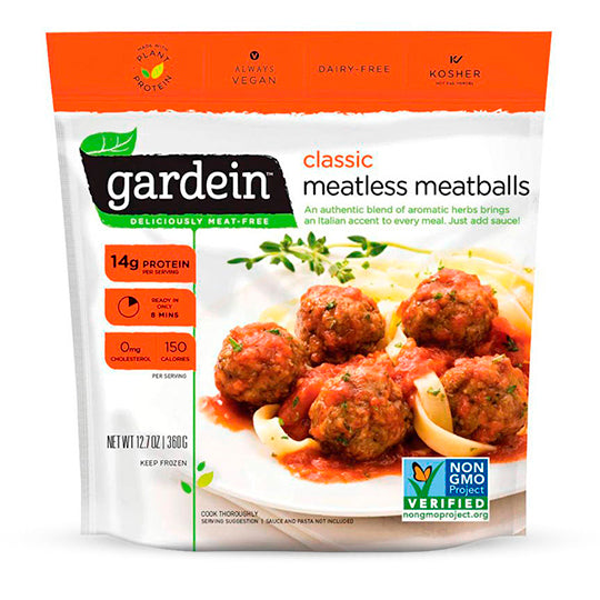 Classic Meatless Meatballs, Gardein 360 g
