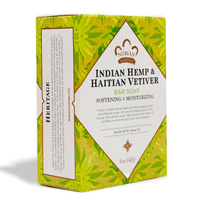 Nubian Heritage Jabón en Barra con Hemp y Vetiver 142 g.