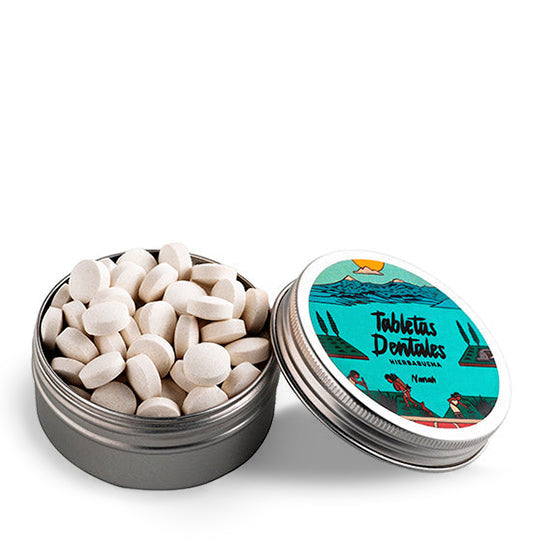 Tabletas Dentales de Hierbabuena Veganas, Nanah 50 g