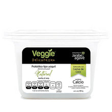 Cargar imagen en el visor de la galería, Yogurt Vegano Natural, Veggie Delicatessen 454 g