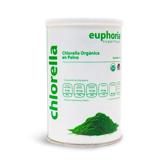 Chlorella Orgánico, Euphoria Superfoods 150 g