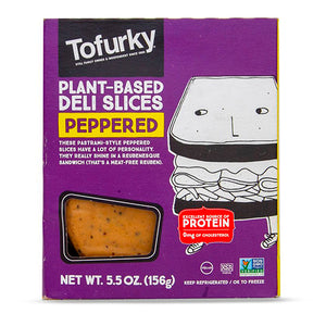 Deli Slices Peppered, Tofurky 156 g