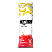 Cargar imagen en el visor de la galería, Apple + Banana Fruit Bar, That&#39;s It 35 g