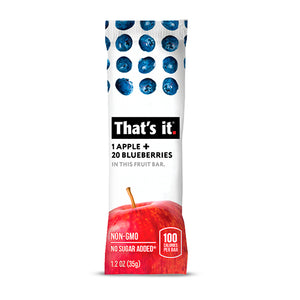 Apple + Blueberries Fruit Bar, That's It 35 g