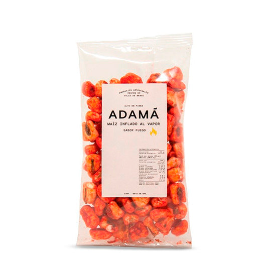 Botana Con Chile Guajillo de Maíz Inflado al Vapor, Adamá 50 g