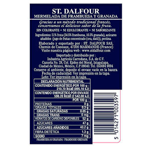 Mermelada de Frambuesa y Granada, St. Dalfour 284 g