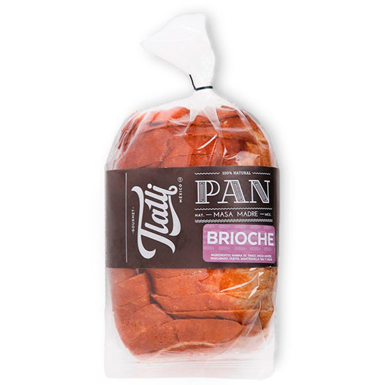Pan Brioche con Masa Madre, Tlalli 550 g