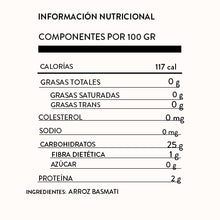 Cargar imagen en el visor de la galería, Arroz Basmati 1 Kg