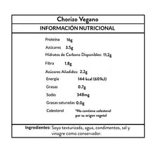 Cargar imagen en el visor de la galería, Chorizo Vegano Benji 400 g