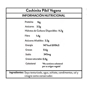 Cochinita Pibil Vegana Benji 400 g