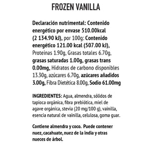 Helado Vanilla Vegano, Frozen Boutique 370 ml