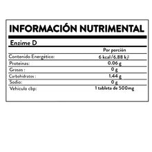 Cargar imagen en el visor de la galería, Enzime D, Suplemento Alimenticio, SBN 90 tab.