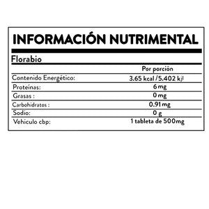 Florabio, Suplemento Alimenticio, SBN 60 tab.