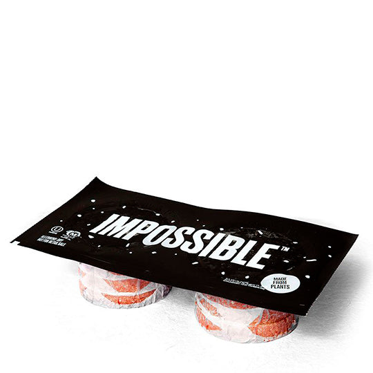 4 Hamburguesas de 149 g c/u, Plant Based Meat Patty, Impossible Burger