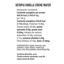 Cargar imagen en el visor de la galería, Crème Filled Vanilla Wafers, Ketopia 110 g