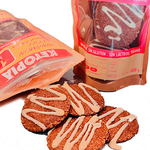 Cinammon Roll Almond Thins, Ketopia 100 g