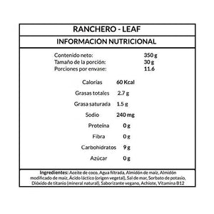 Queso Ranchero Vegano, Leaf 350 g