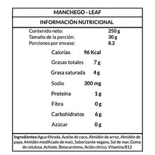 Cargar imagen en el visor de la galería, Queso Manchego Vegano, Leaf 250 g