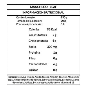 Queso Manchego Vegano, Leaf 250 g