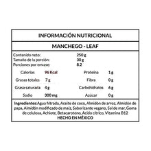 Cargar imagen en el visor de la galería, Queso Manchego Rallado Vegano, Leaf 350 g