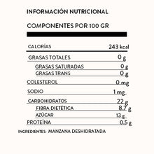 Cargar imagen en el visor de la galería, Manzana Deshidratada 100 g