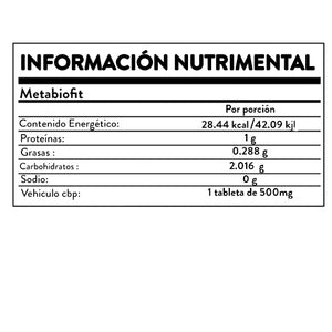 Metabiofit, Suplemento Alimenticio, SBN 60 tab.
