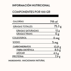 Nuez Macadamia 200 g