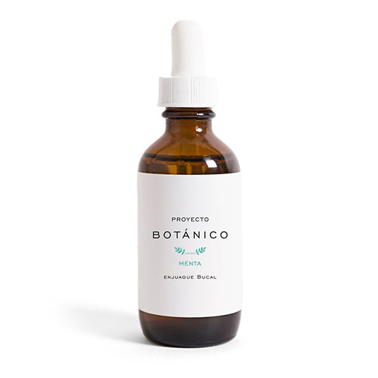 Enjuague Bucal Menta Hecho con Agua Ionizada, Proyecto Botánico 60 ml