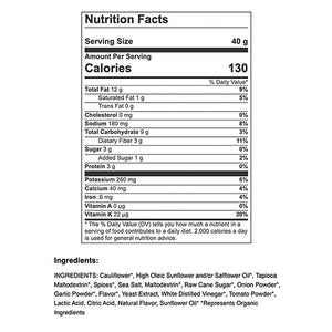 Organic Buffalo Ranch Cauliflower Bites, Rhythm Superfoods 40 g