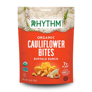 Organic Buffalo Ranch Cauliflower Bites, Rhythm Superfoods 40 g