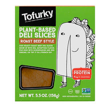 Cargar imagen en el visor de la galería, Plant-Based Deli Slices Roast Beef Style Tofurky 156 g