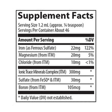 Cargar imagen en el visor de la galería, Ionic Iron, Suplemento Dietético, Trace Minerals 56 ml