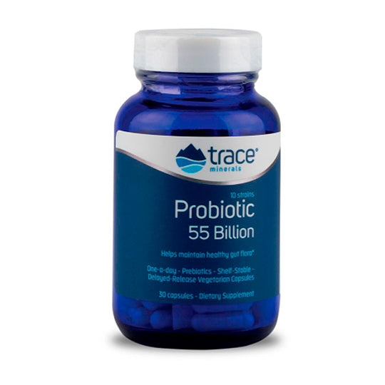 Probiotic 55 Billion, Suplemento Dietético, Trace minerals 30 caps
