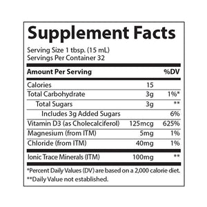 Liquid Vitamin D3, Suplemento Dietético, Trace Minerals 473 ml