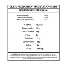 Cargar imagen en el visor de la galería, Queso Vegano Mozzarella, Veggie Delicatessen 500 g
