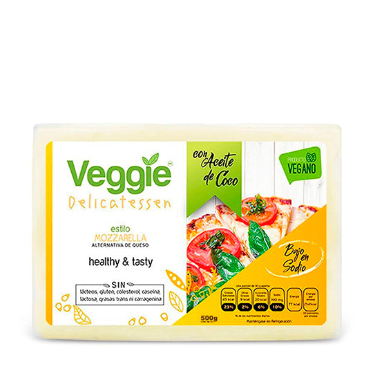 Queso Vegano Mozzarella, Veggie Delicatessen 500 g