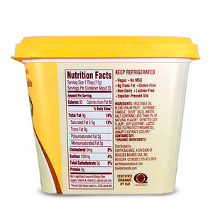 Organic Whipped Buttery Spread, Earth Balance 368 g