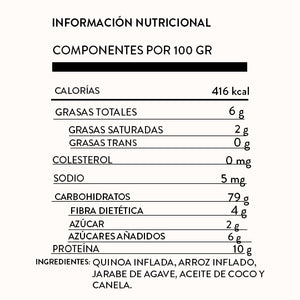 Base de Cereal de Quinoa Natural 100 g