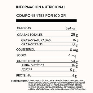Café con Chocolate sin Azúcar 100 g