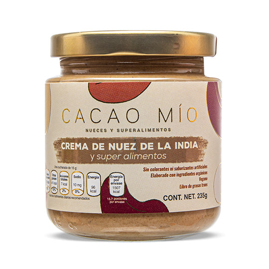 Crema de Nuez de la India con Canela, Cacao Mío 235 g