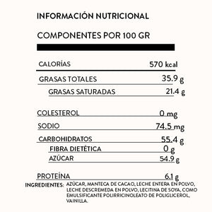 Chispas de Chocolate Blanco 100 g