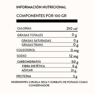 Ciruela Pasa sin Hueso 100 g