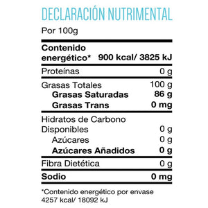 Aceite de Coco Orgánico Extra Virgen, Tía Ofilia 235 ml