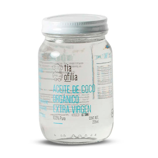 Aceite de Coco Orgánico Extra Virgen, Tía Ofilia 235 ml
