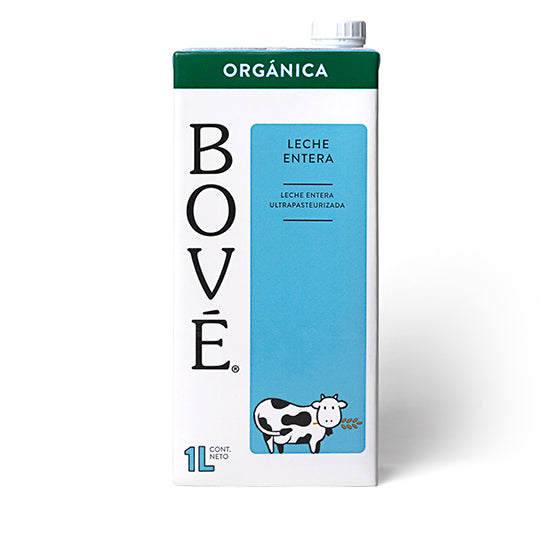 Leche Entera Orgánica Bové 1 lt