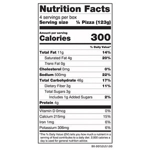 Fire-Roasted Vegetable Pizza, Daiya 462 g